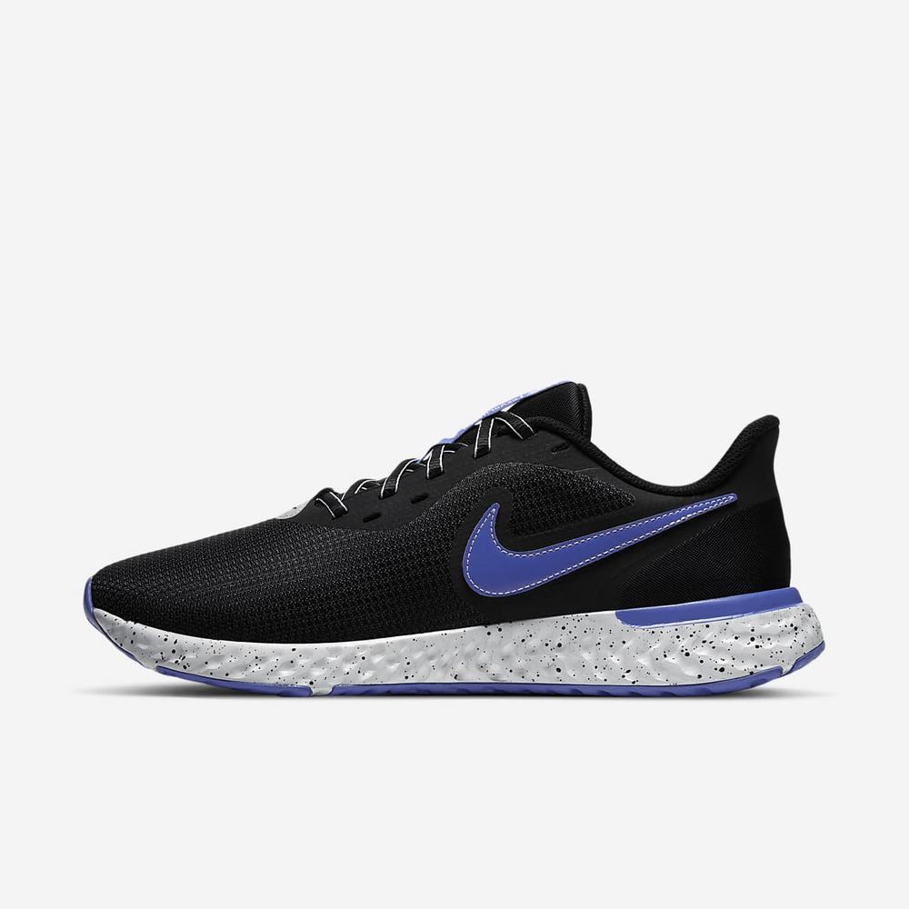 Chaussure De Running Nike Revolution 5 EXT Noir 9238-671 Black/Grey Fog/Astronomy Blue Homme | QRY-35462637